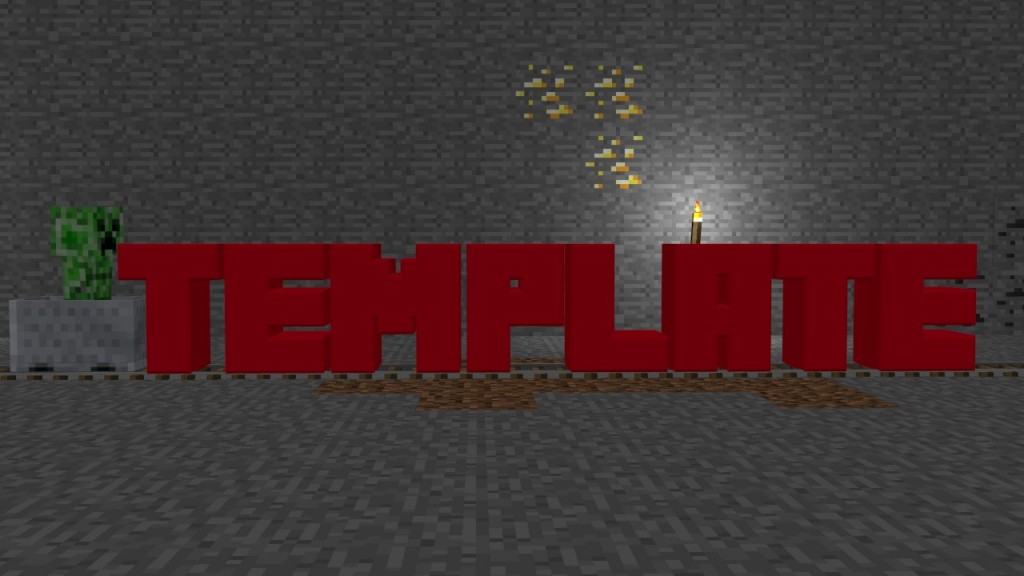 Minecraft Intro Template preview image 1